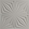 Ekena Millwork 19 5/8in. W x 19 5/8in. H Asher EnduraWall Decorative 3D Wall Panel Covers 2.67 Sq. Ft. WP20X20AHCAB - alternate 2